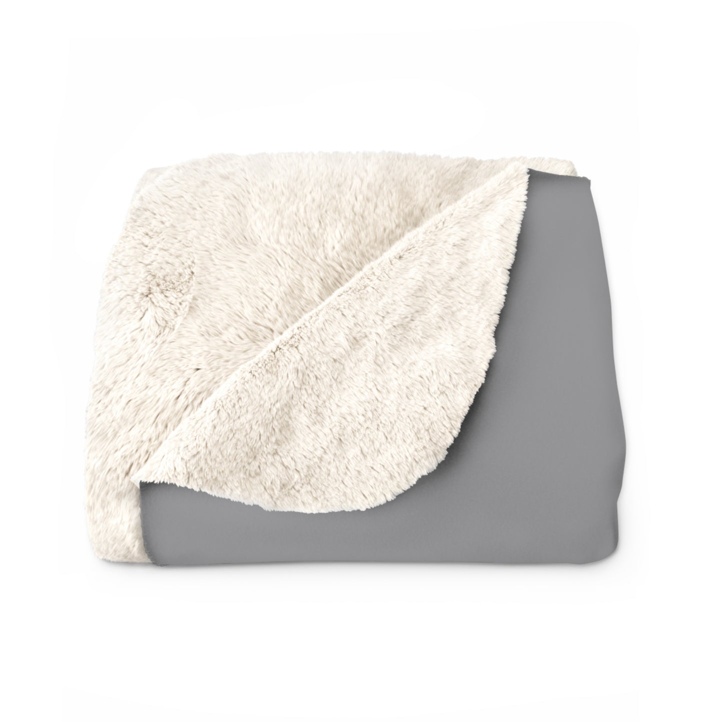 Let Them Gray Sherpa Fleece Blanket