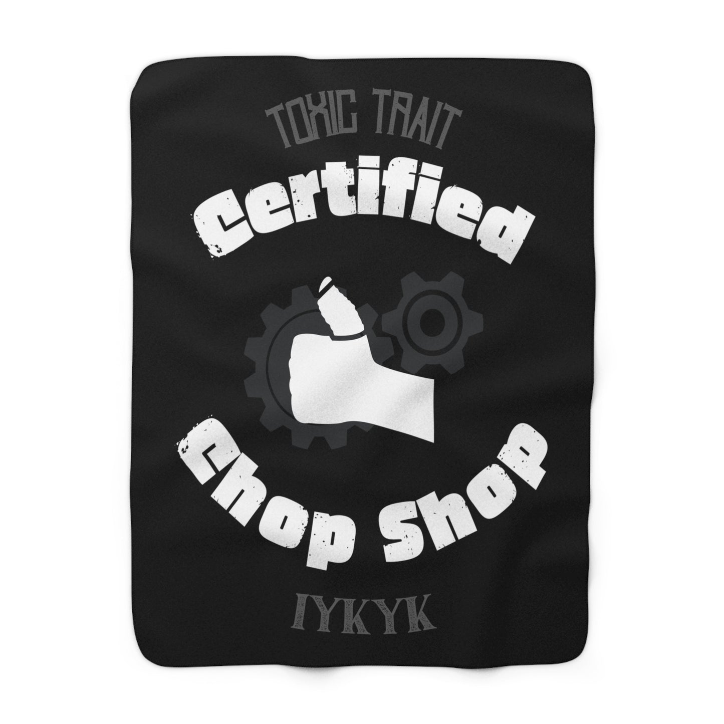 Chop Shop Sherpa Fleece Blanket