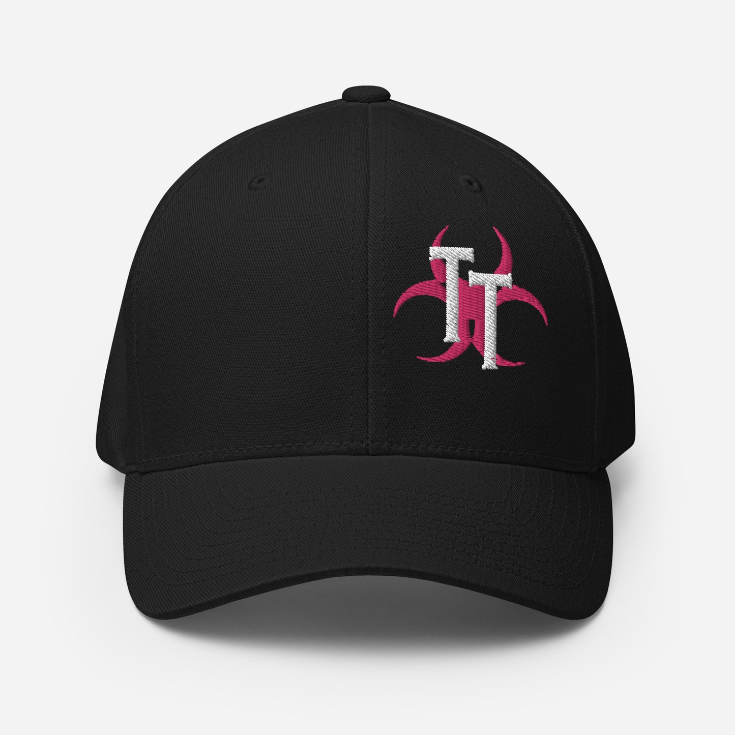 Toxic Trait Pink Structured Twill Flex Fit Cap